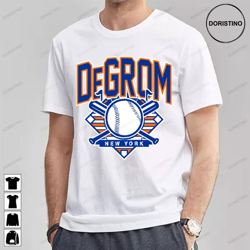 Jacob Degrom Retro New York Logo Baseball Awesome Shirts